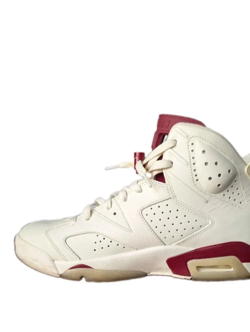Jordan Air Jordan 6 Retro Sneakers Maroon US Men Size 10 Active